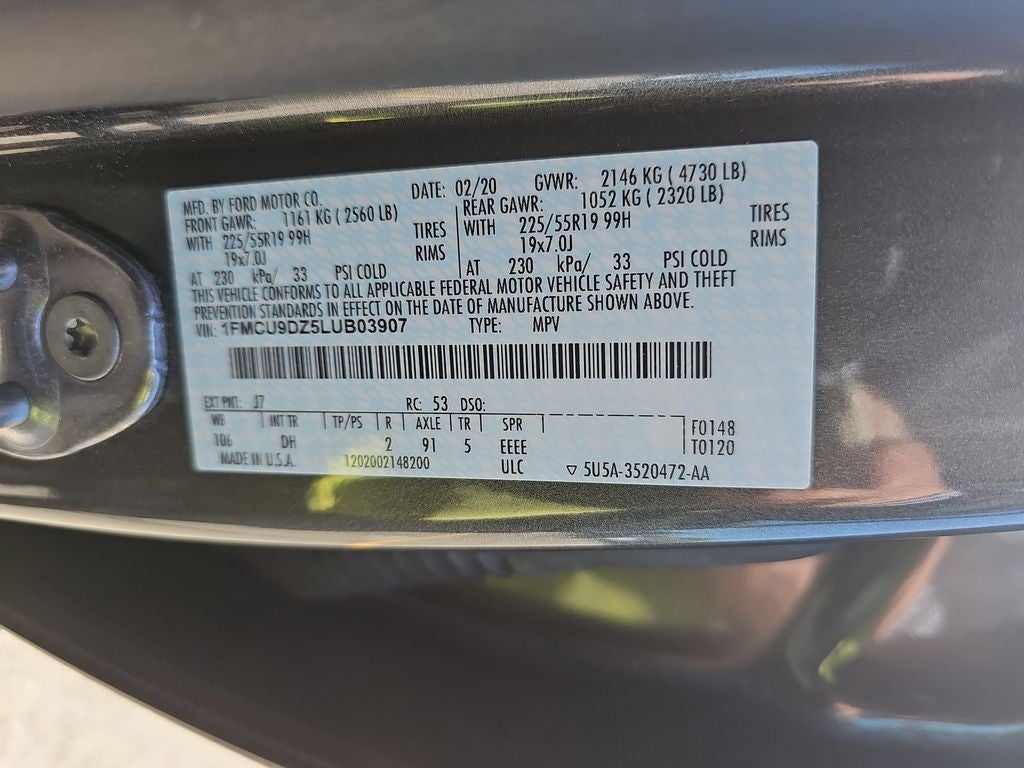 2020 Ford Escape Hybrid Titanium