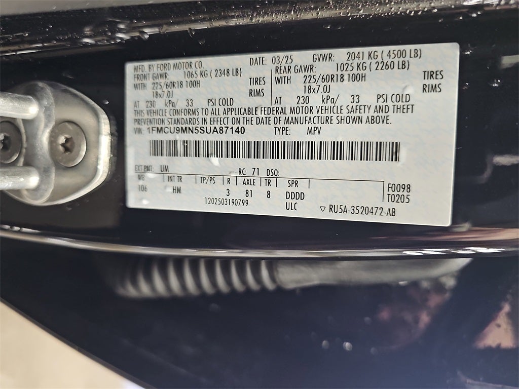 2025 Ford Escape ST-Line