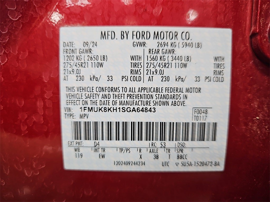 2025 Ford Explorer ST-Line