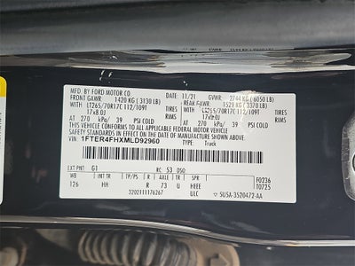 2021 Ford Ranger Lariat