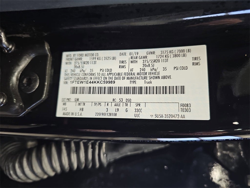 2019 Ford F-150 Lariat