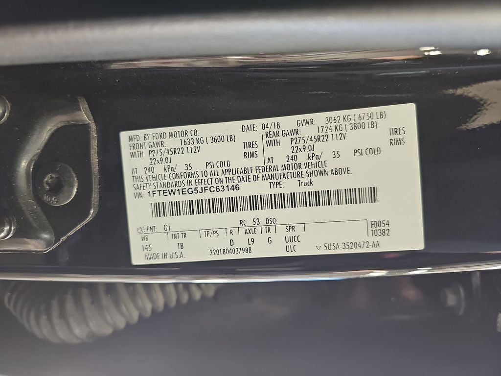 2018 Ford F-150 Limited