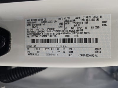 2021 Ford F-150 Lariat