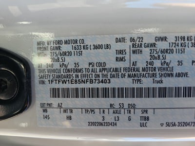2022 Ford F-150 Lariat