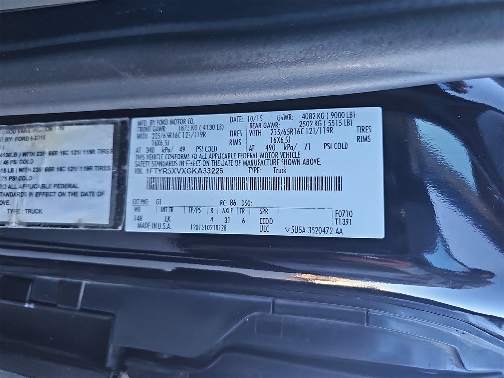 2016 Ford Transit-250 Base