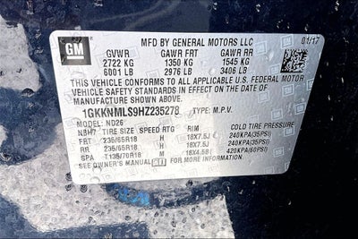 2017 GMC Acadia SLT-1