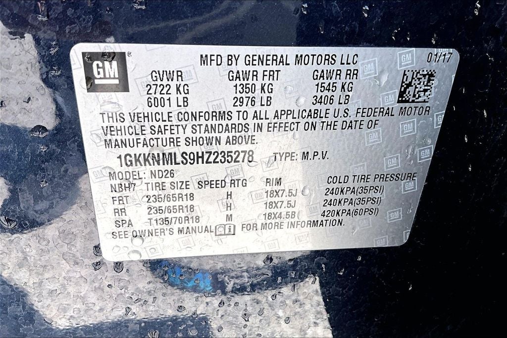 2017 GMC Acadia SLT-1