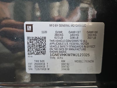 2021 Chevrolet Traverse LT Leather