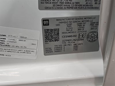 2022 GMC Sierra 1500 Limited AT4