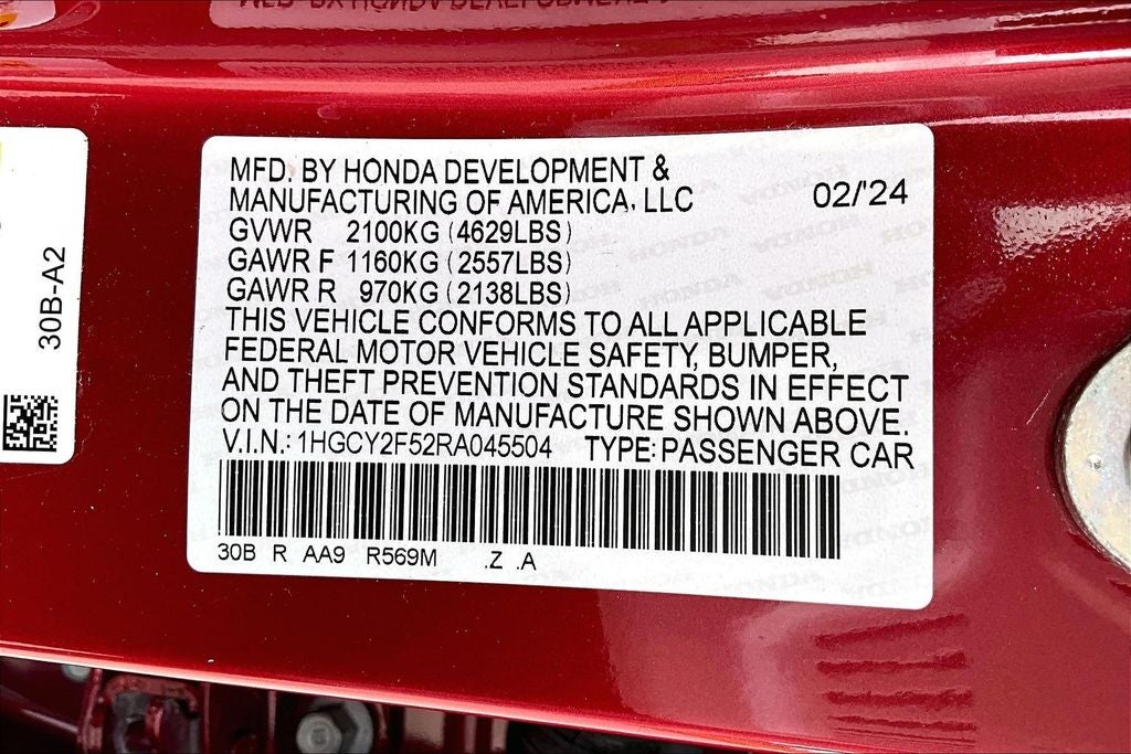 2024 Honda Accord Hybrid Sport