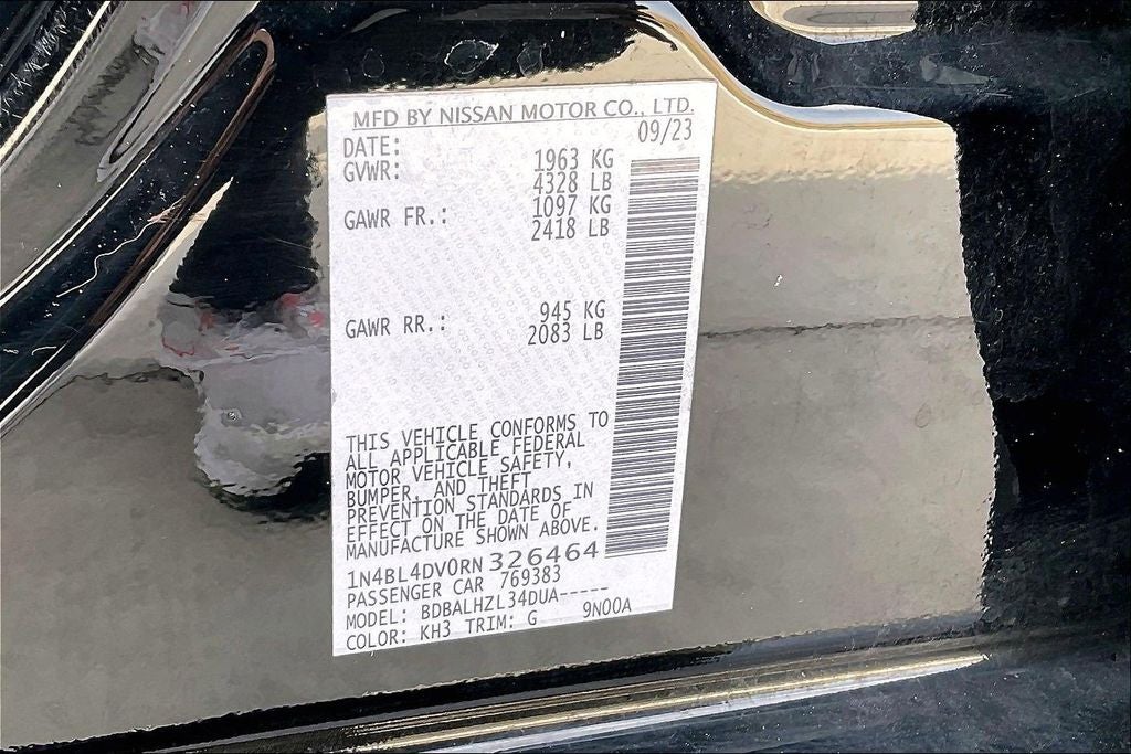 2024 Nissan Altima 2.5 SV