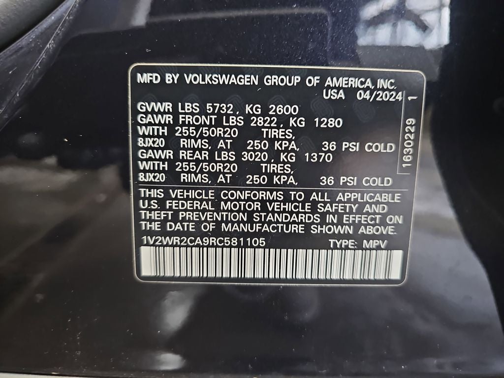 2024 Volkswagen Atlas 2.0T SE w/Technology