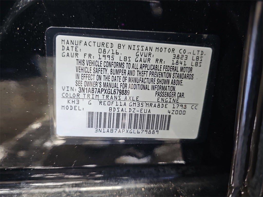 2016 Nissan Sentra SV