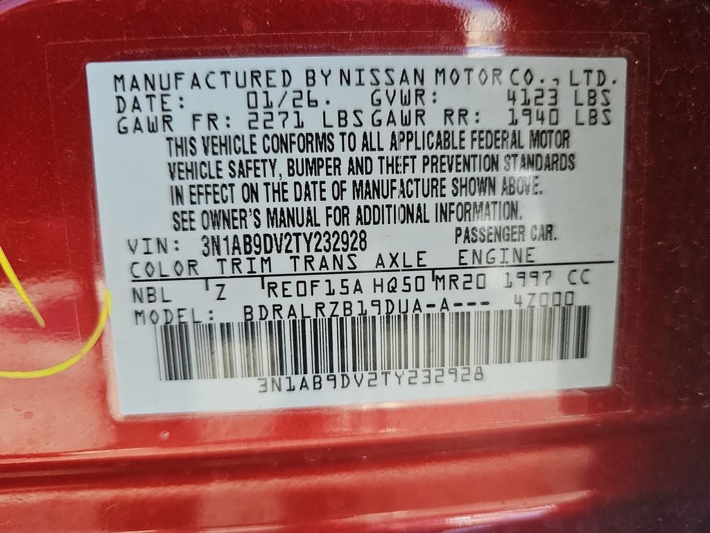 2026 Nissan Sentra SR