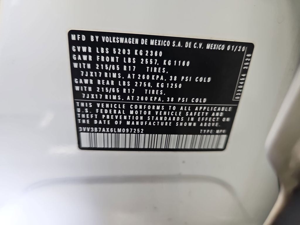 2020 Volkswagen Tiguan 2.0T SE