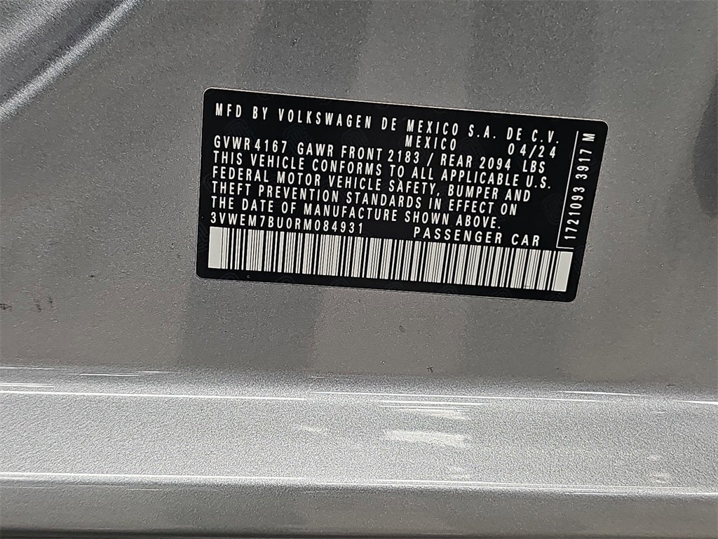 2024 Volkswagen Jetta 1.5T SE