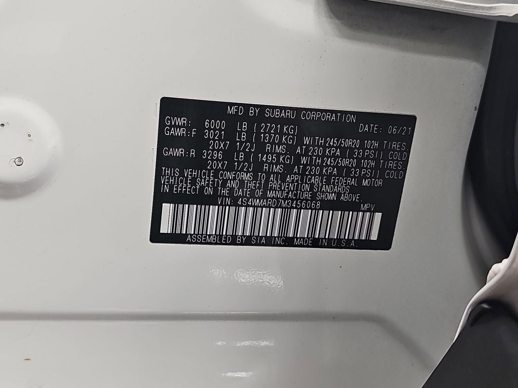 2021 Subaru Ascent Touring