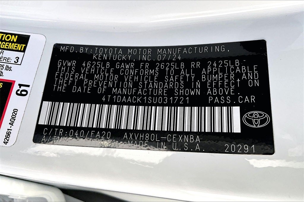 2025 Toyota Camry LE