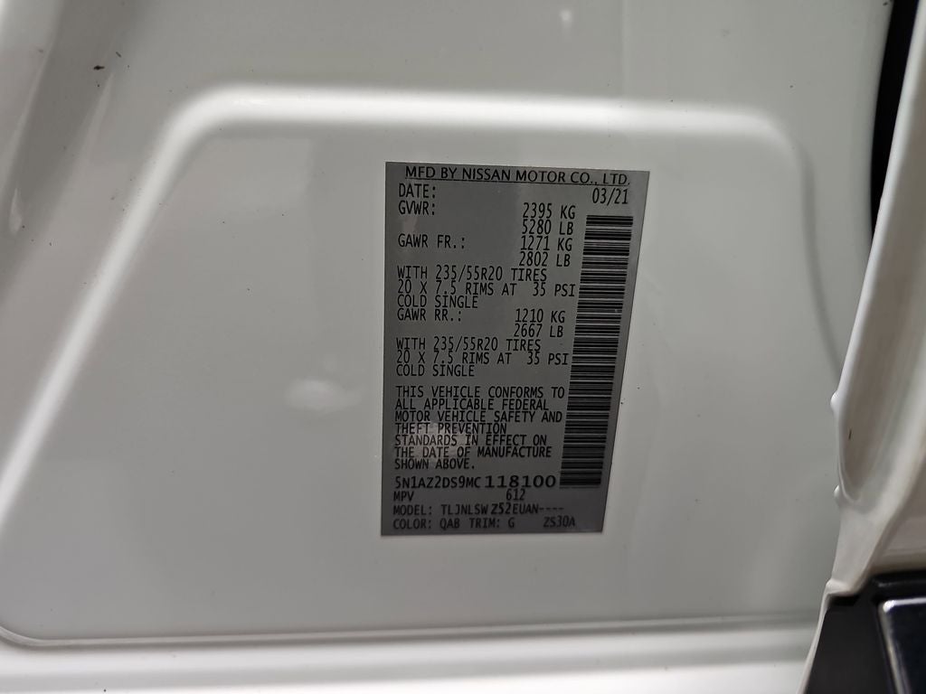 2021 Nissan Murano Platinum