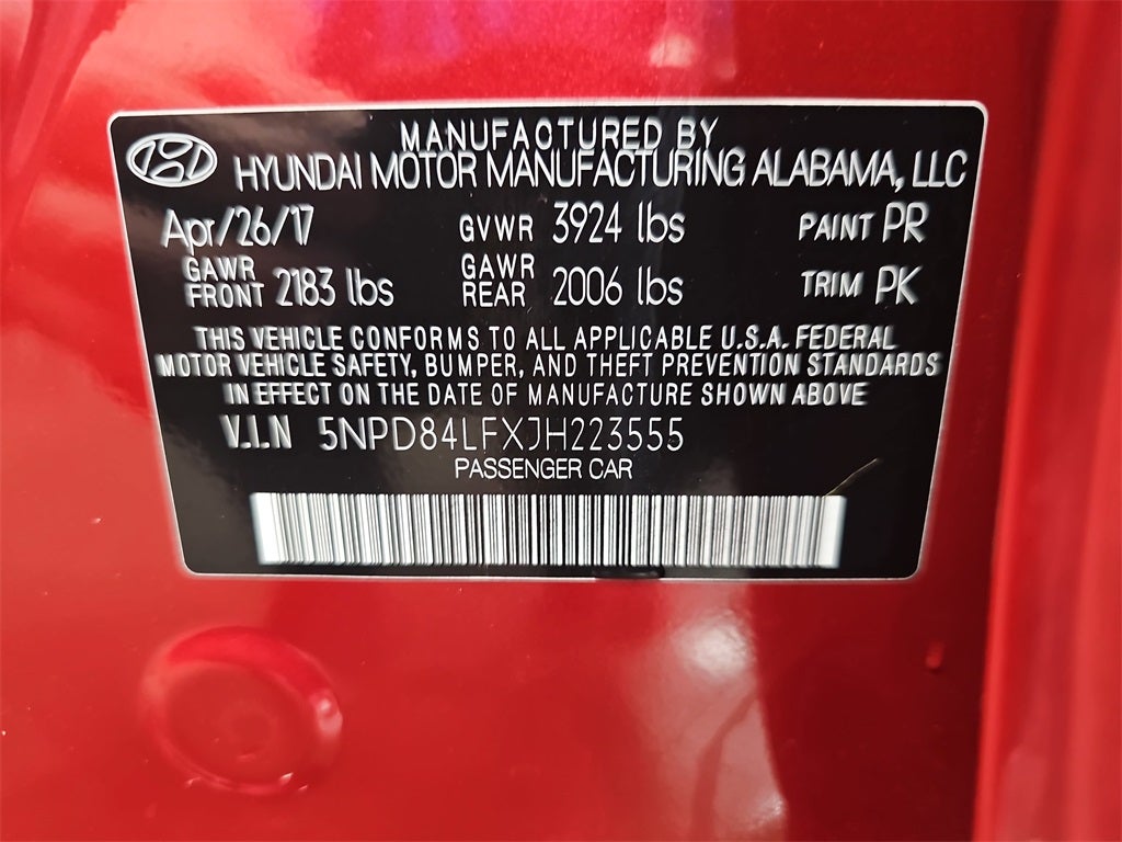 2018 Hyundai Elantra SEL