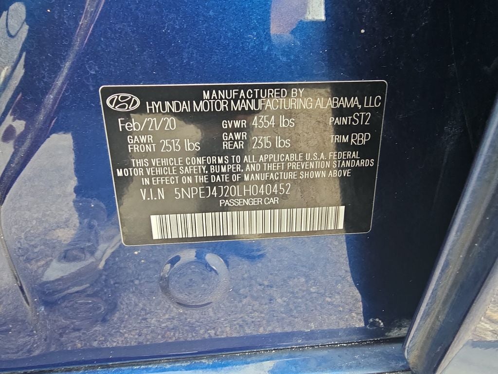 2020 Hyundai Sonata SEL Plus