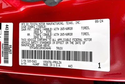 2024 Toyota Tundra Limited