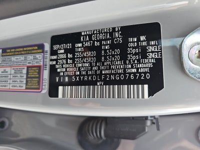 2022 Kia Sorento X-Line SX Prestige