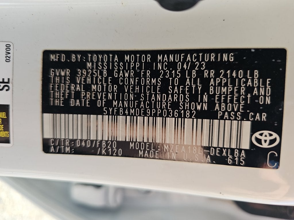 2023 Toyota Corolla LE