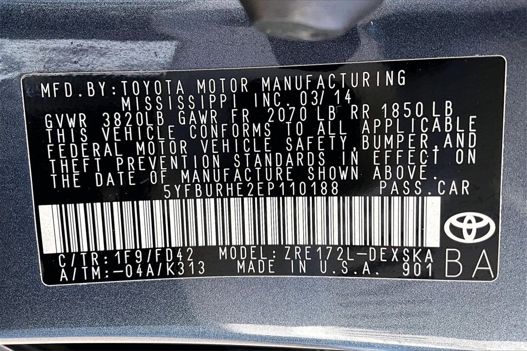 2014 Toyota Corolla L