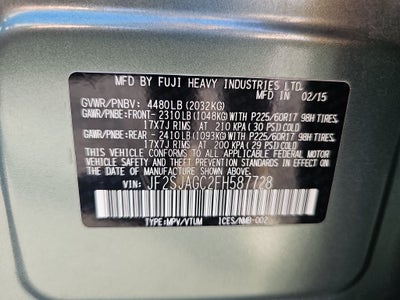 2015 Subaru Forester 2.5i Premium Premium