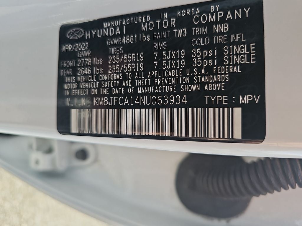 2022 Hyundai Tucson Hybrid SEL Convenience