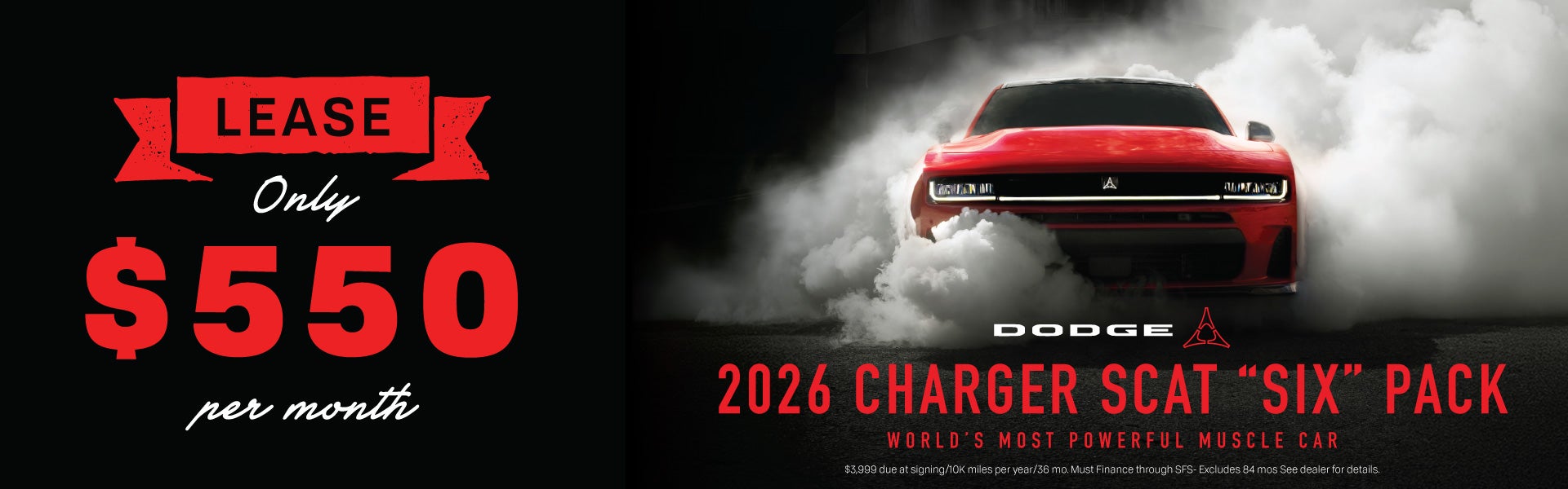 $550/month Lease Deal